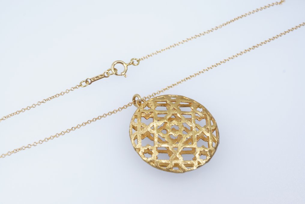 Tiffany & Co. - Halskæde - Marrakesh Pendant Necklace - Full Set - 18 kraat Gulguld  #1.1