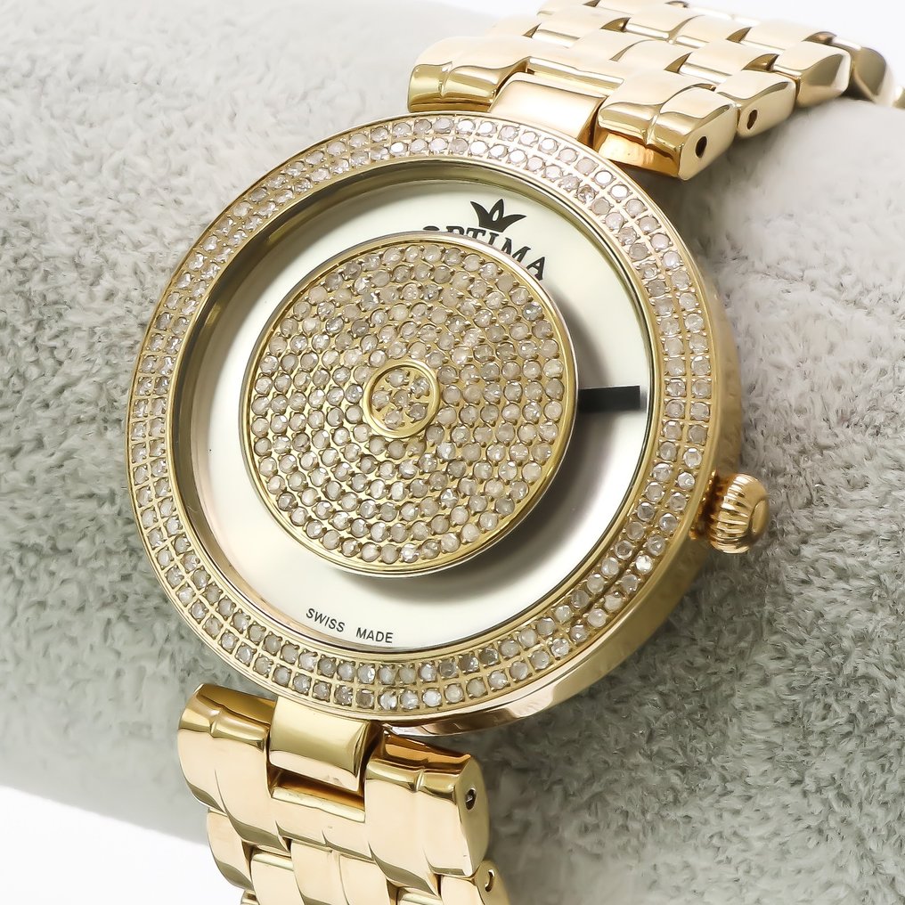Optima - Swiss Diamond Watch - OSL368-GG-D-1 - Sem preço de reserva - Senhora - 2010-2020 #1.0
