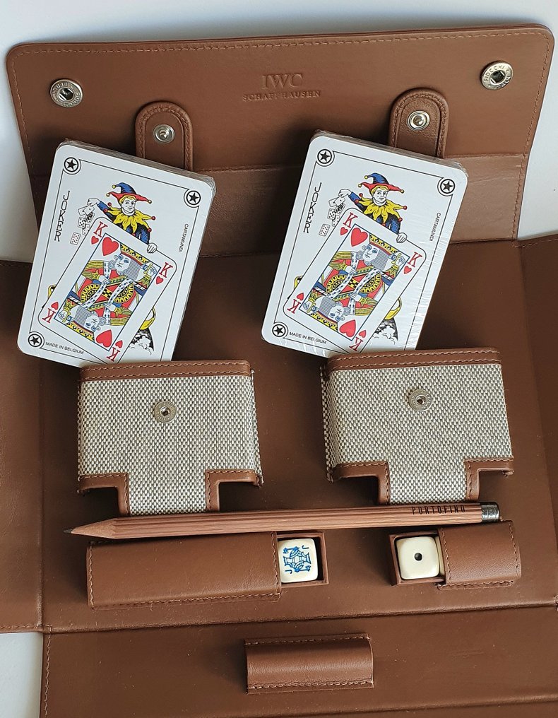IWC - Schaffhausen - Spielkarten - Poker Set Portofino - Lederpapier #1.1