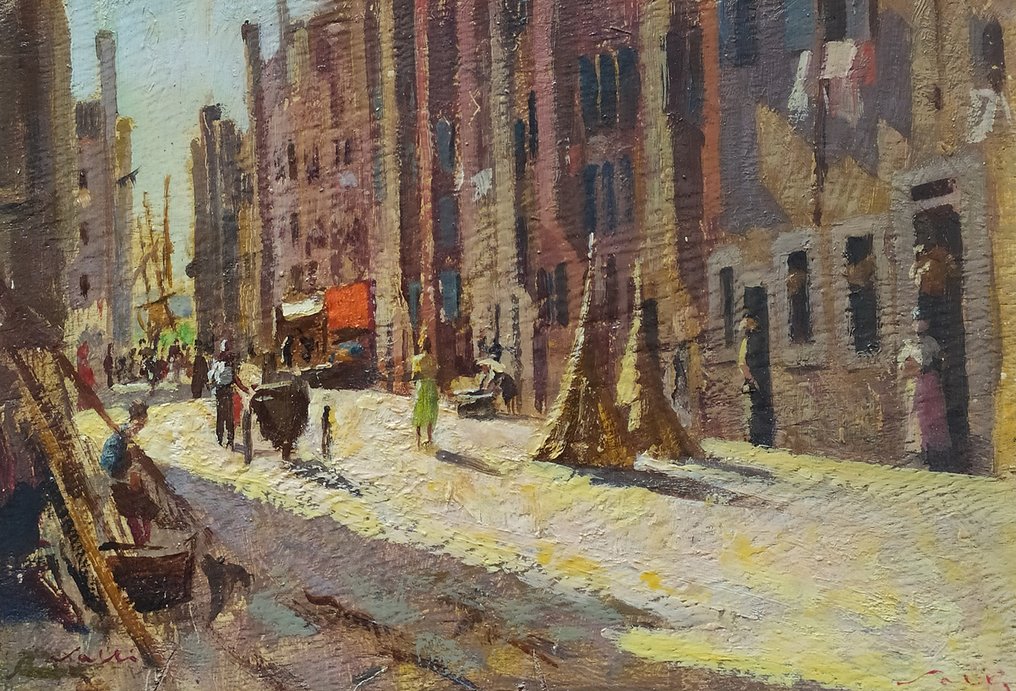 Giulio Salti (1899-1984) - Chioggia, Strada Nova #1.0