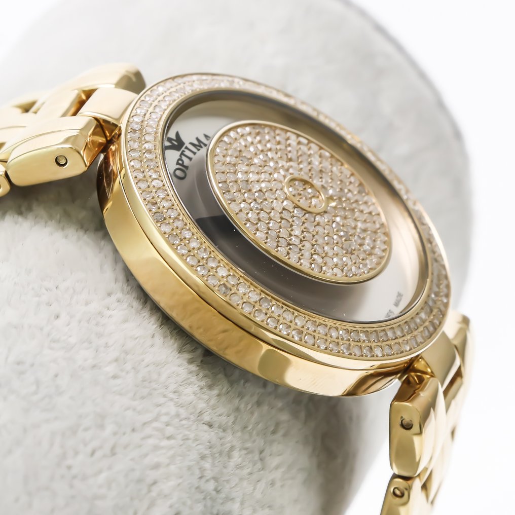 Optima - Swiss Diamond Watch - OSL368-GG-D-1 - Sem preço de reserva - Senhora - 2010-2020 #4.3