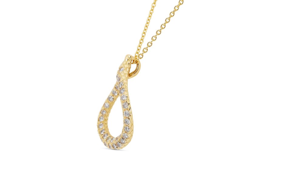 IGI Certificate - 18 carati Oro giallo - Collana con pendente - 1.16 ct Diamante #2.1