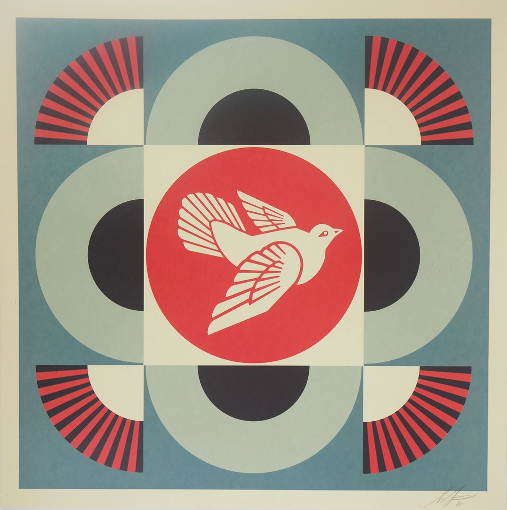Shepard Fairey (OBEY) (1970) - Geometric Dove : Peace #1.0