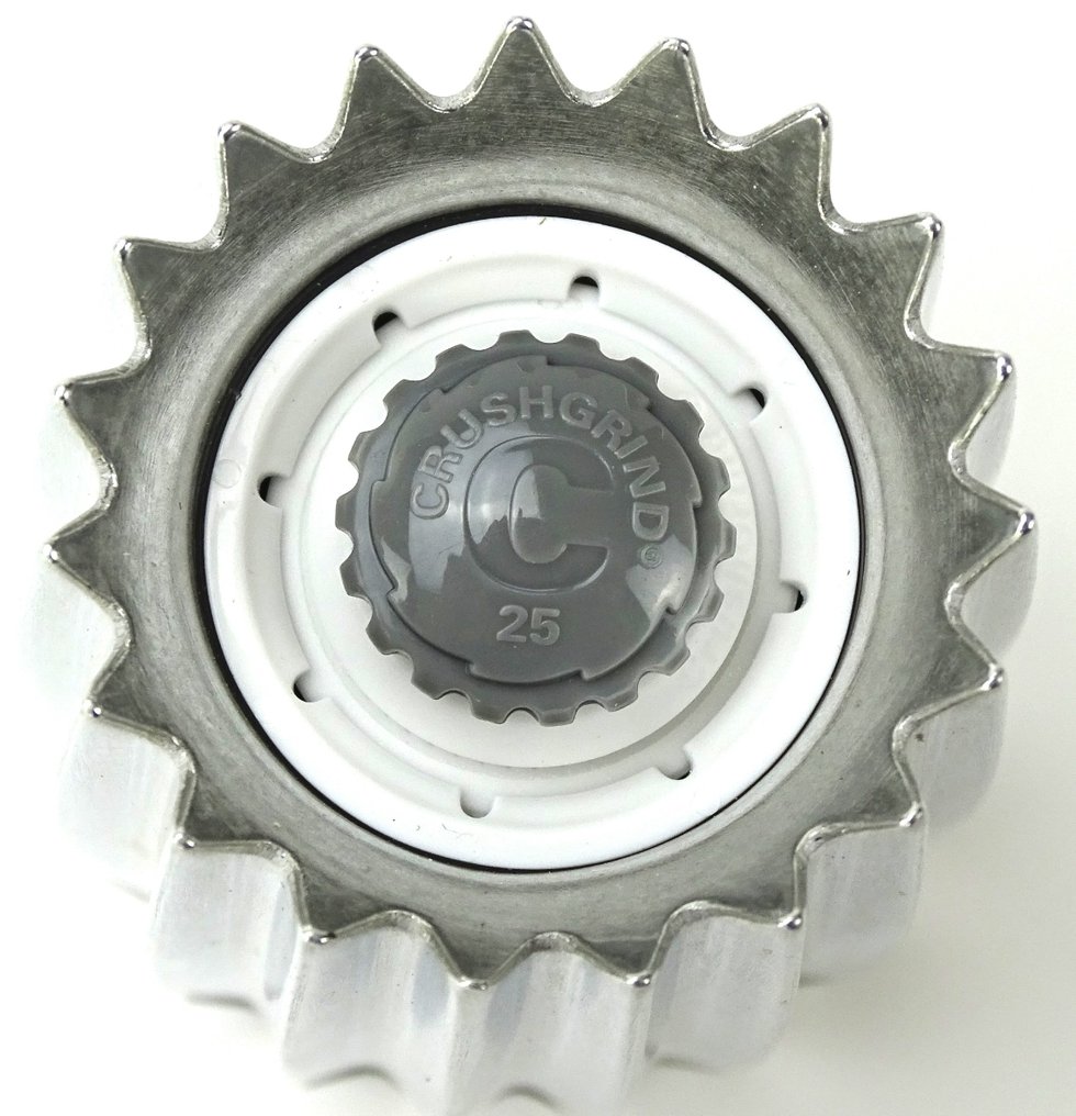 Alessi - William Alsop & Federico Grazzini - Saliera e pepiera - Grind - Fusione di alluminio #3.2