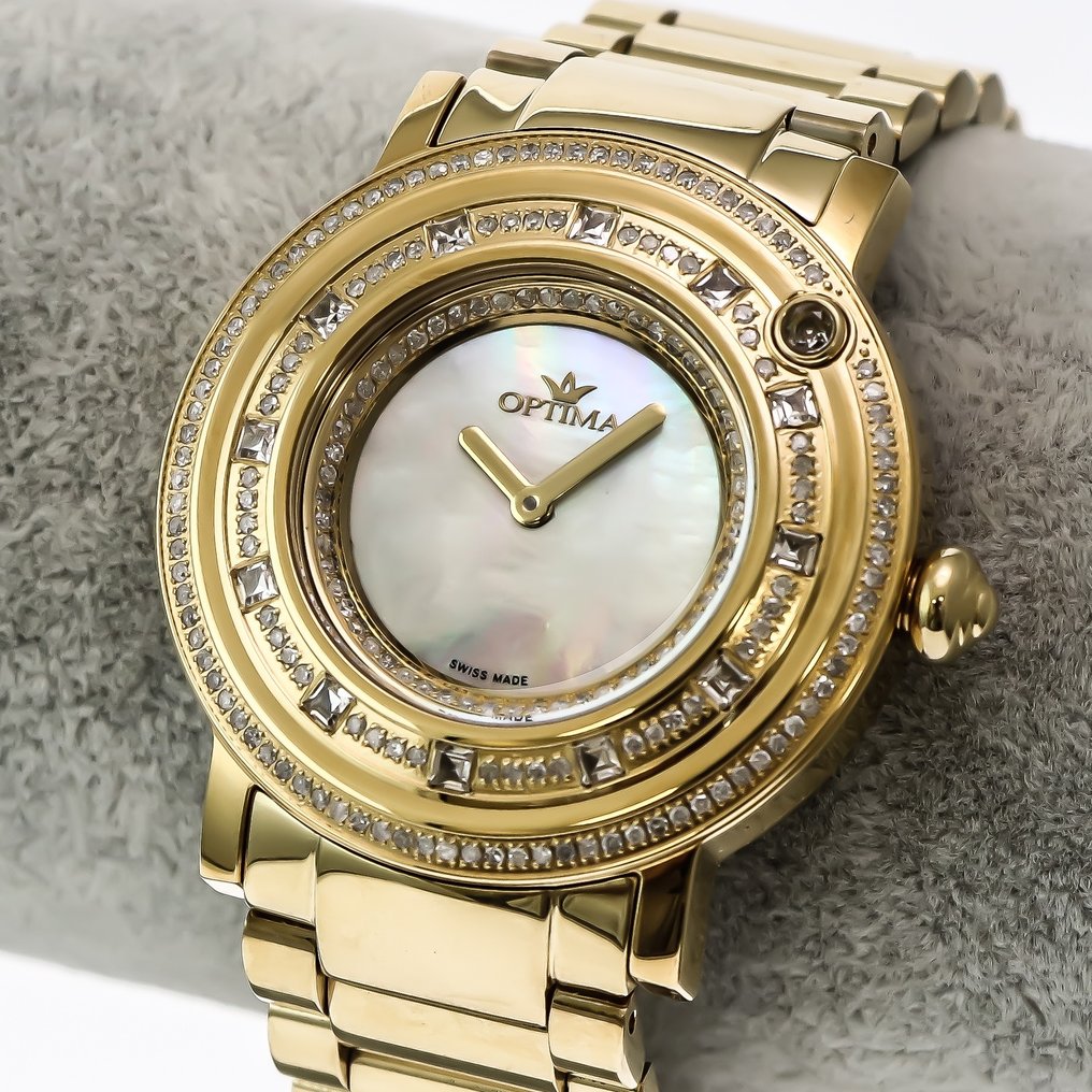 Optima - Swiss Diamond Watch - 146 diamonds 0.73cts - OSL296-GG-D-7 - Zonder minimumprijs - Dames - 2020+  #1.0