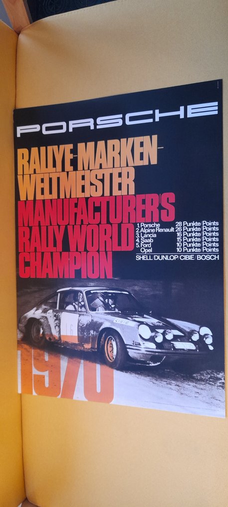 Erich Strenger - PORSCHE Ralley Markenweltmeister - Porsche #2.1