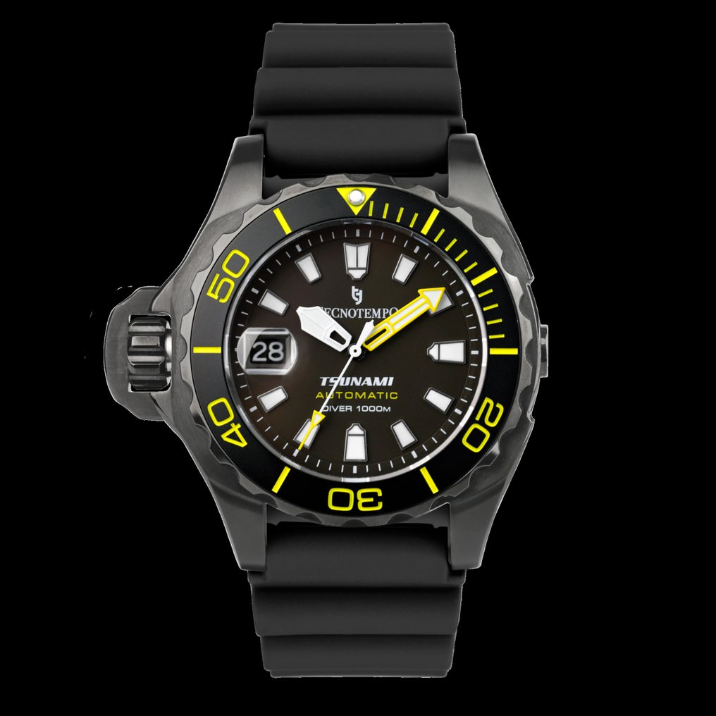 Tecnotempo - Automatic-  Professional Diver 1000M "Tsunami" - Limited Edition - - TT.1000TS.BY - Mænd - 2020+  #1.0