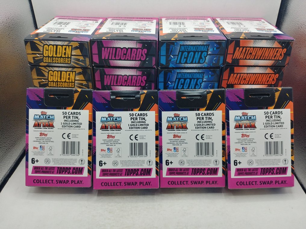 2020/21 Topps Match Attax Champions League 24x sealed Tin Boxes