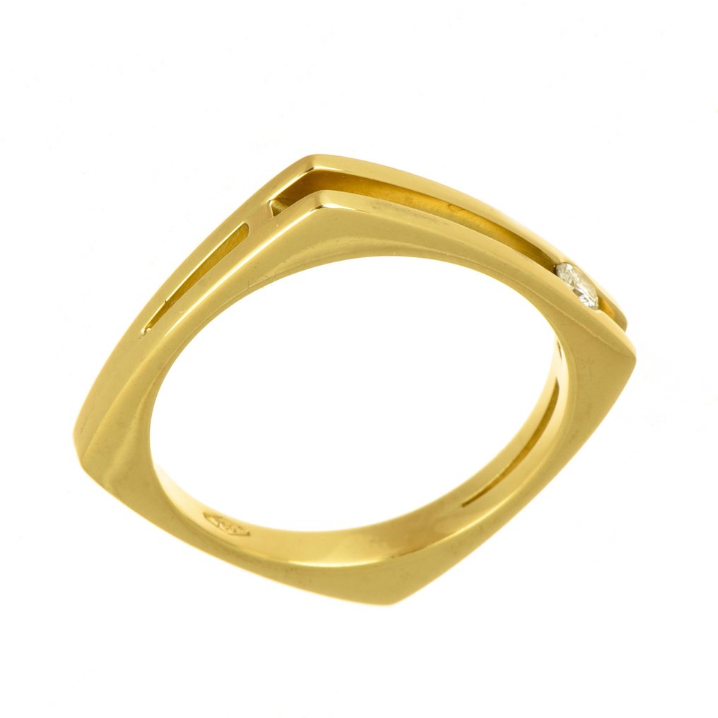 Δαχτυλίδι - 18 καράτια Κίτρινο χρυσό Διαμάντι #1.2