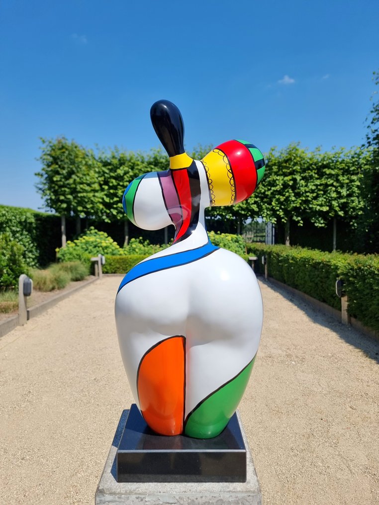 Figur - Staande Vrouw - 60 cm - Marmor, vezelglas #4.3