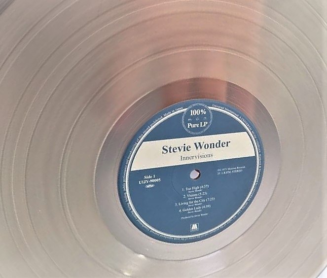 Stevie Wonder - Innervisions/ The Funk & Soul Legend Pressed Directly From Metal Masters In 180 Gram / Ultra Sound - LP-levy - 180 gram, Coloured vinyl - 2012 #3.2