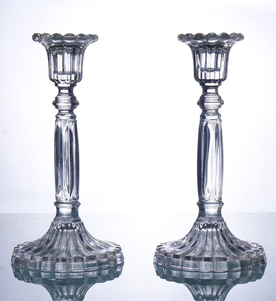 Val Saint Lambert - 烛台 - 玻璃 #1.0