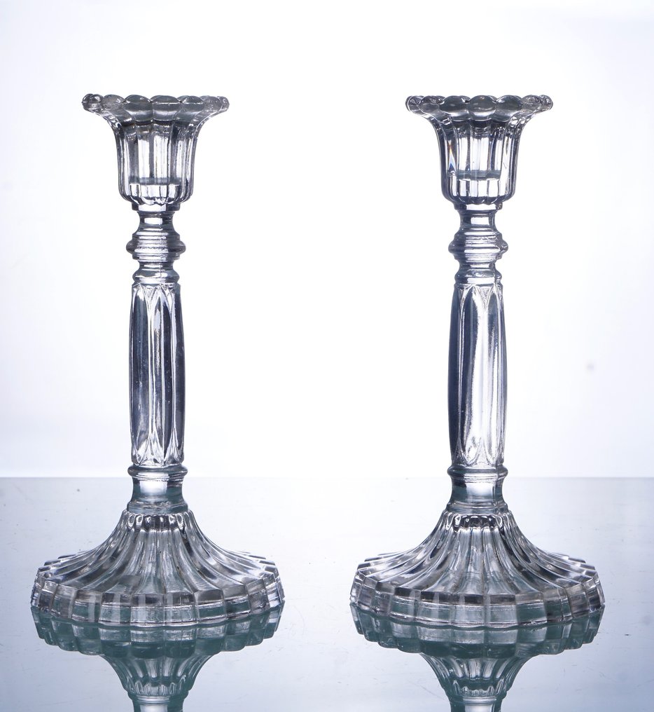 Val Saint Lambert - 烛台 - 玻璃 #1.0