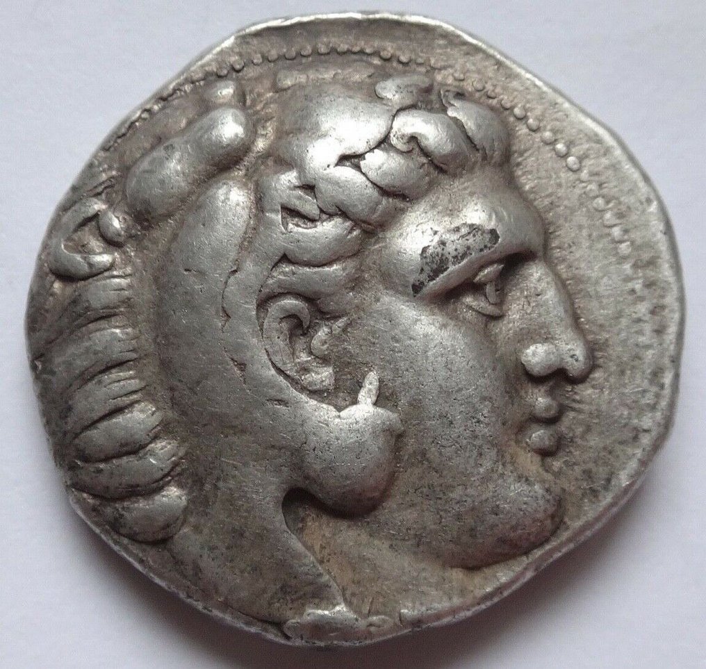 Makedonian kuninkaat. Filip III, Arrhidaios (323-317 eaa.). AR Tetradrachm,  Contemporary imitation of Sidon mint issue. Uncertain mint in the east #2.1