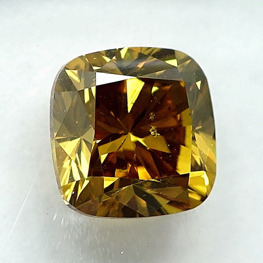 1 pcs Diamond (Colour-treated) - 1.08 ct - Cushion - SI1 - International Gemological Institute (IGI) #3.2