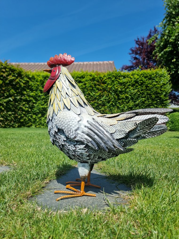 Αγαλματίδιο - A metal chicken - Σίδερο, Μέταλλο #4.3