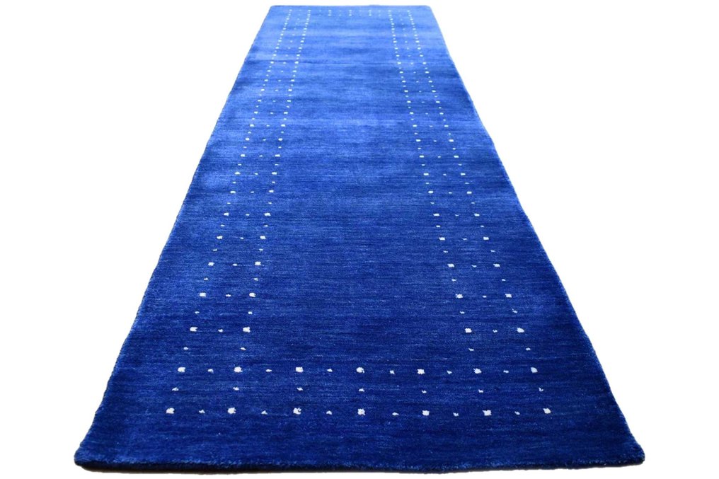Kobalt 蓝色 Gabbeh - 未使用 - 狭长桌巾 - 283 cm - 80 cm #1.1