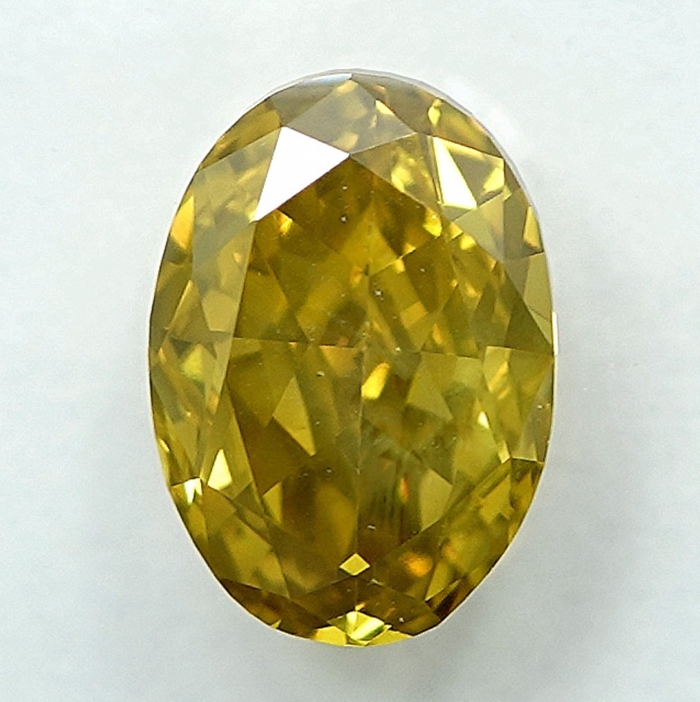 1 pcs 钻石  (经彩色处理)  - 1.25 ct - 椭圆形 - SI2 微内含二级 - 国际宝石研究院（IGI） #1.0