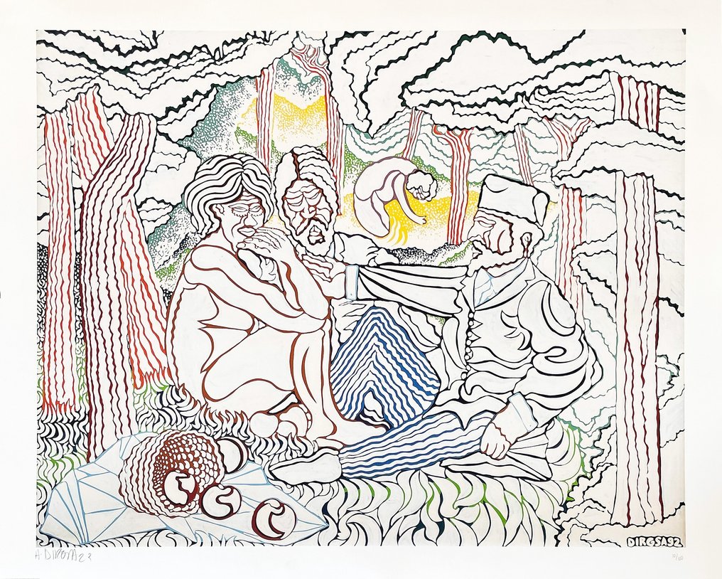 Hervé Di Rosa (1959) - Déjeuner fantôme #1.0