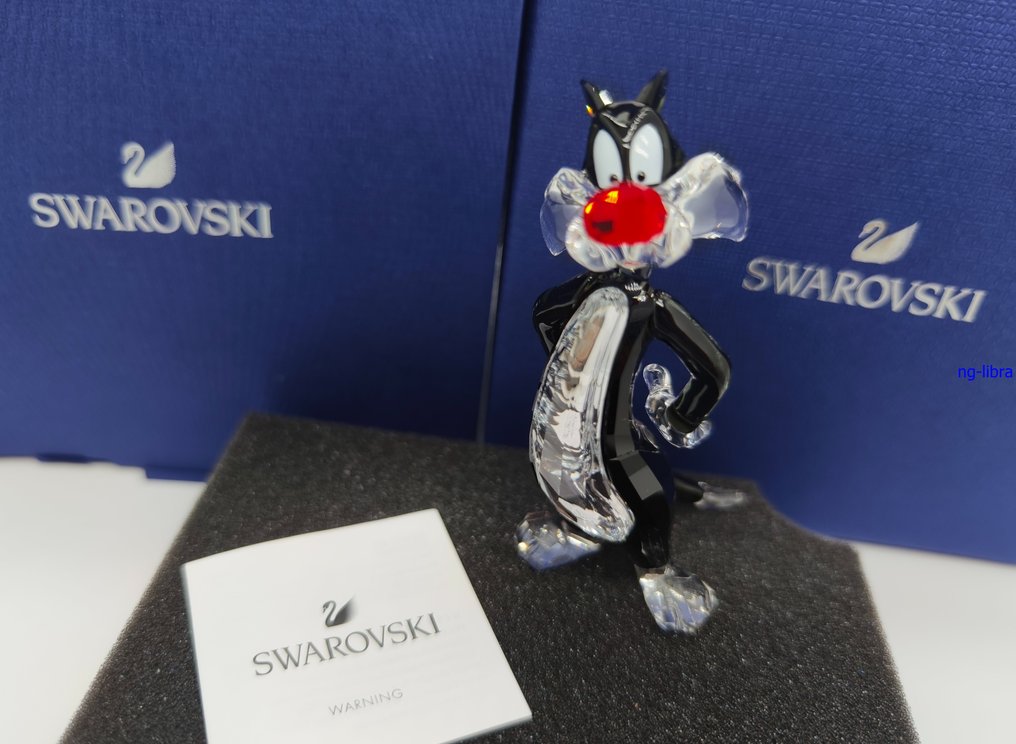Swarovski - Φιγούρα - Looney Tunes Sylvester Figurine 5470345 - Box + Certificate - Κρύσταλλο #1.0