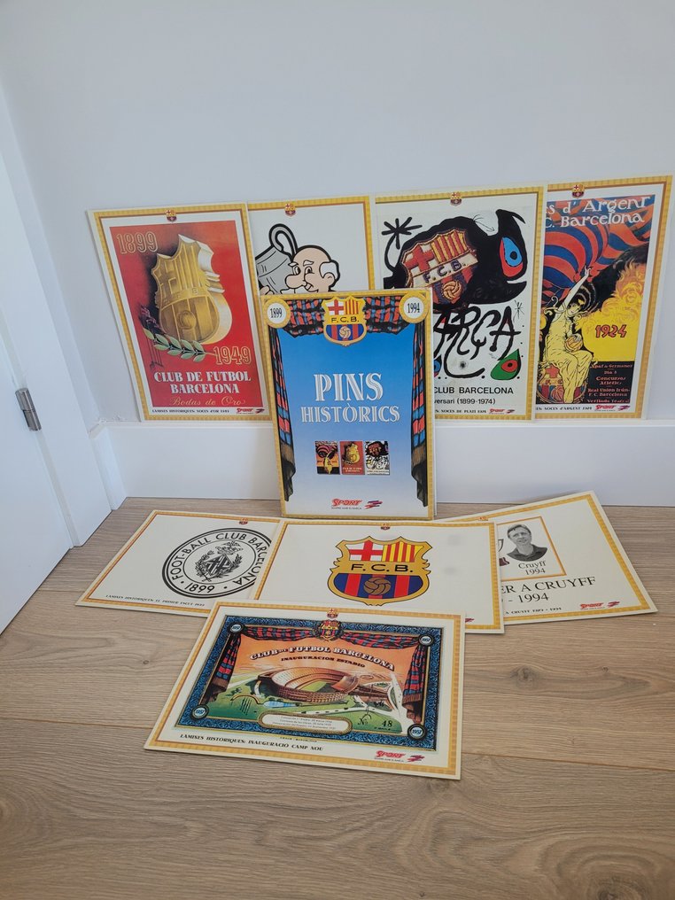 FC Barcelona - Historical Pins + Sheets.  #1.0