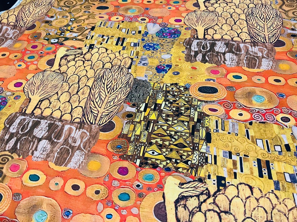 Αποκλειστικό ύφασμα σε στυλ Klimt. - Ύφασμα ταπετσαρίας  - 500 cm - 140 cm #3.2