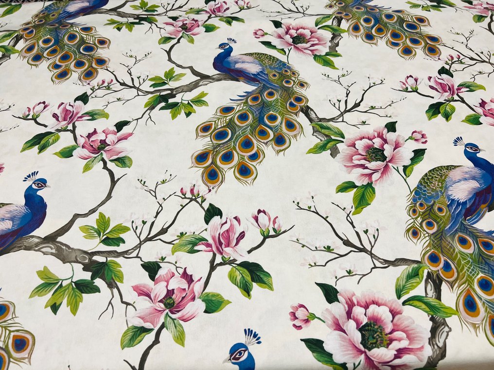 獨家 100% oeko tex 標準棉布料 - Pavoni 設計 - - 室內裝潢織物  - 300 cm - 280 cm #3.1
