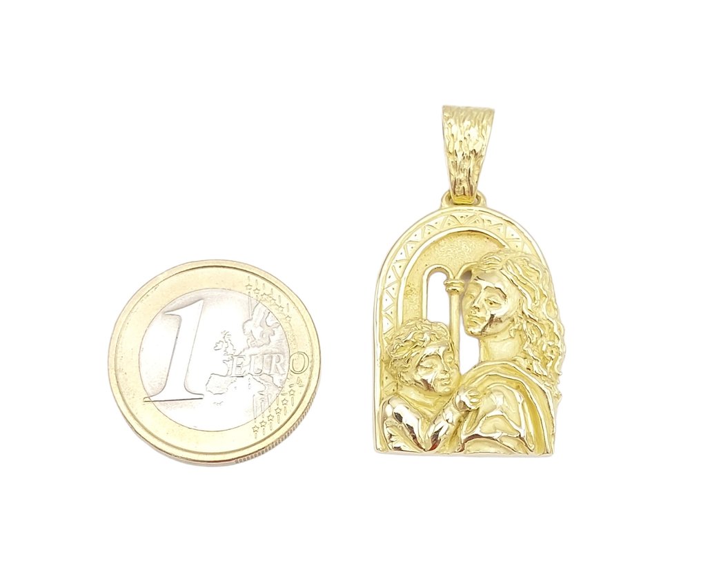 墜飾 - 18 克拉 黃金 #4.3