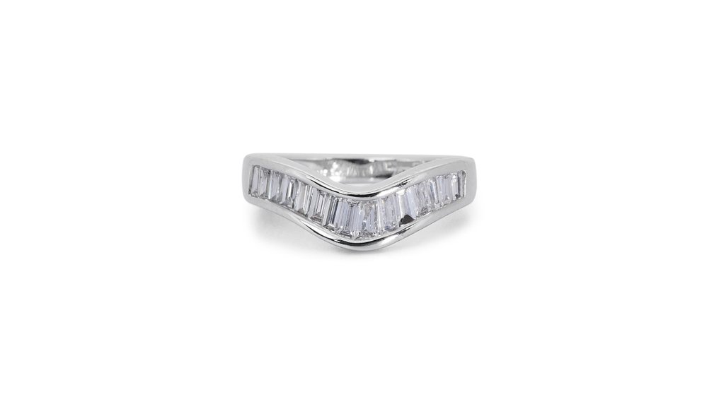 IGI Certificate - 18 kt Weißgold - Ring - 1.20 ct Diamant - Diamanten #1.1