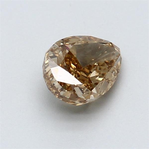 1 pcs Diamant  (Natuurlijk gekleurd)  - 1.01 ct - Peer - Fancy Bruin Geel - VVS2 - Gemological Institute of America (GIA) #4.3