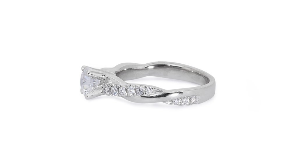 Ring Vittguld Diamant - Diamant #3.3