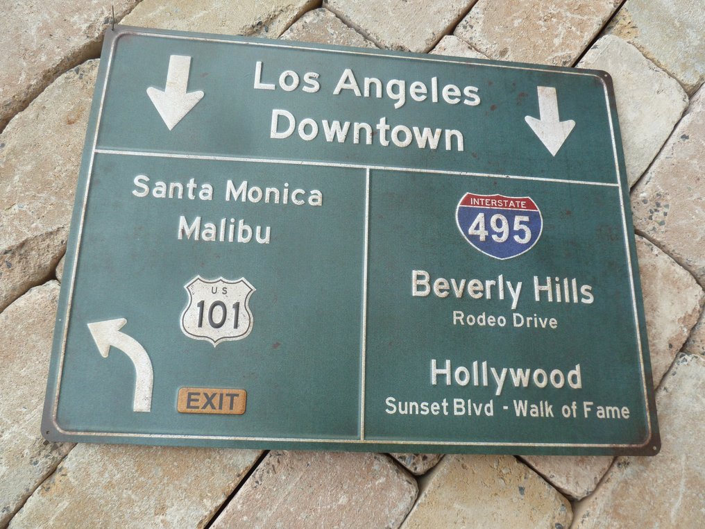 标志 - Schild - 洛杉矶街道标志 - 美国制造，加州街道标志 - 呸 #3.2