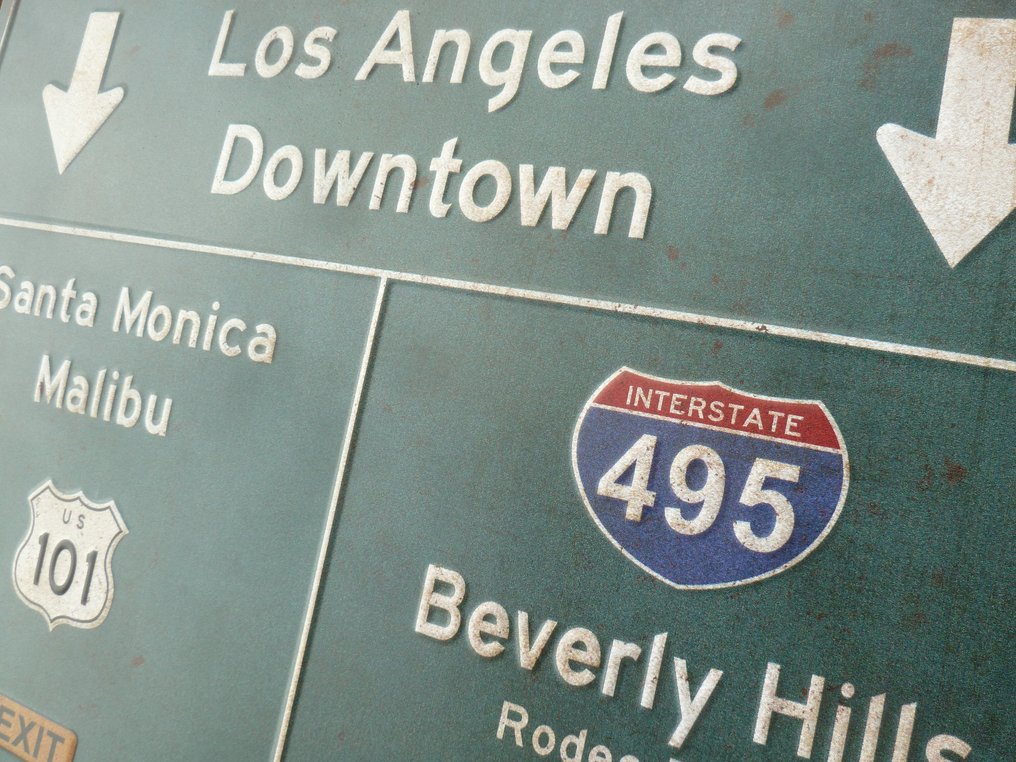 标志 - Schild - 洛杉矶街道标志 - 美国制造，加州街道标志 - 呸 #4.3