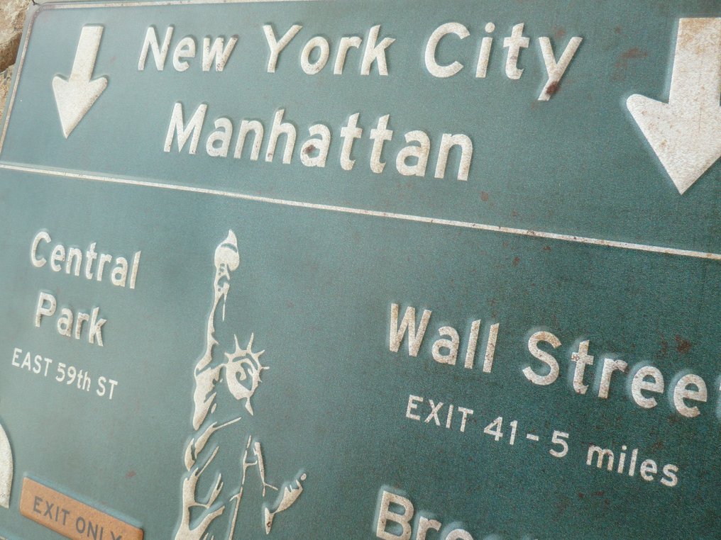 Sign New York City Street Sign Made in USA New York City Sheet