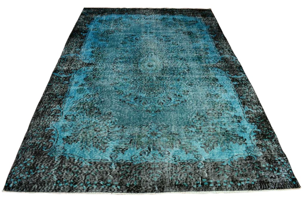 Blå Vintage - Tæppe - 265 cm - 165 cm - med certifikat #3.2