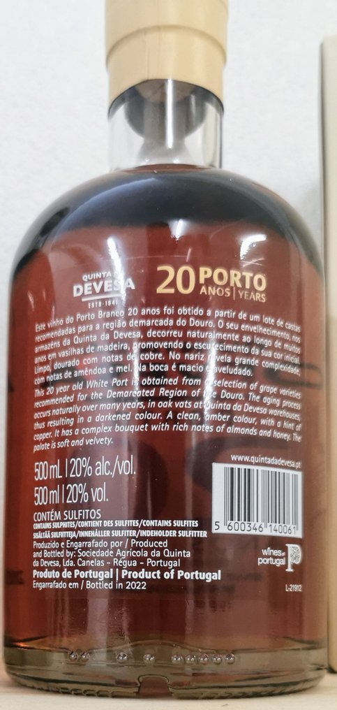 Quinta da Devesa: 30 & 20 Anos White - Douro - 2 Pots (0,5 l) #3.2