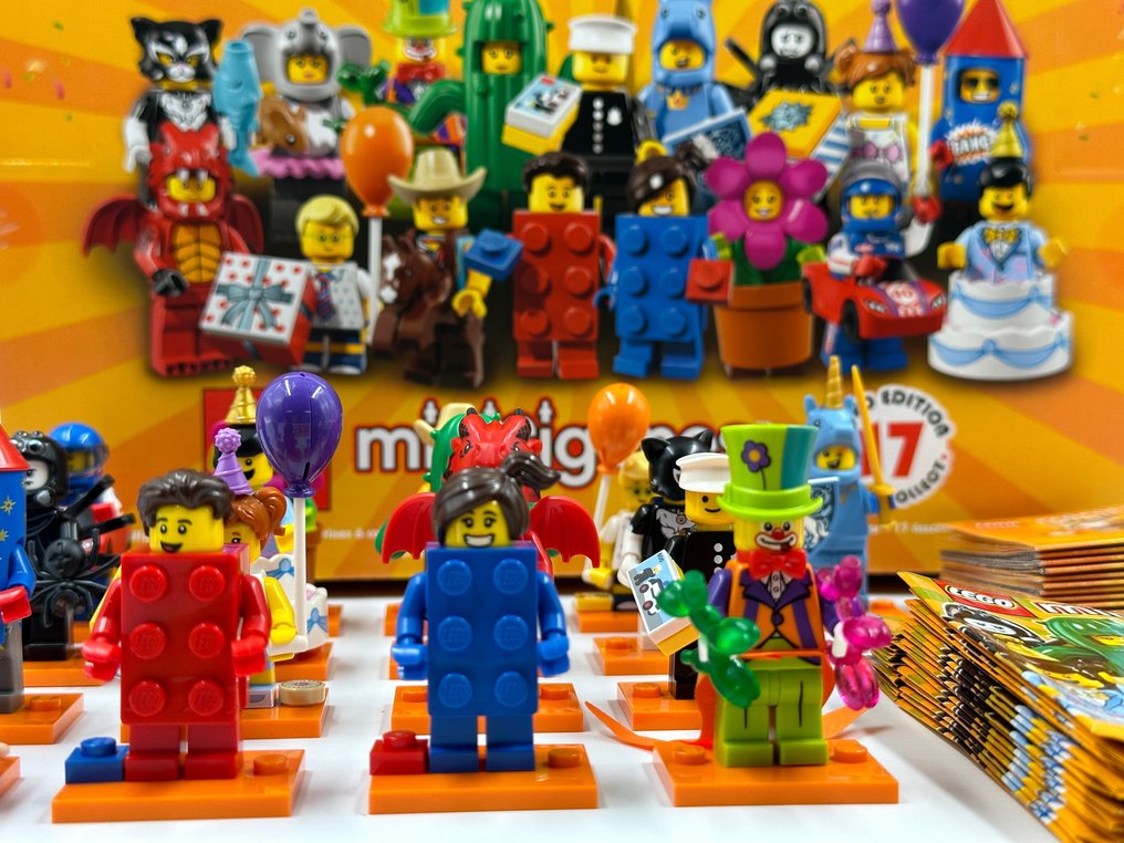 LEGO - Minifigures - serie 18 - 40 jaar Lego Minifigures (71021) - complete reeks van 17 figuren - met originele doos - #1.0