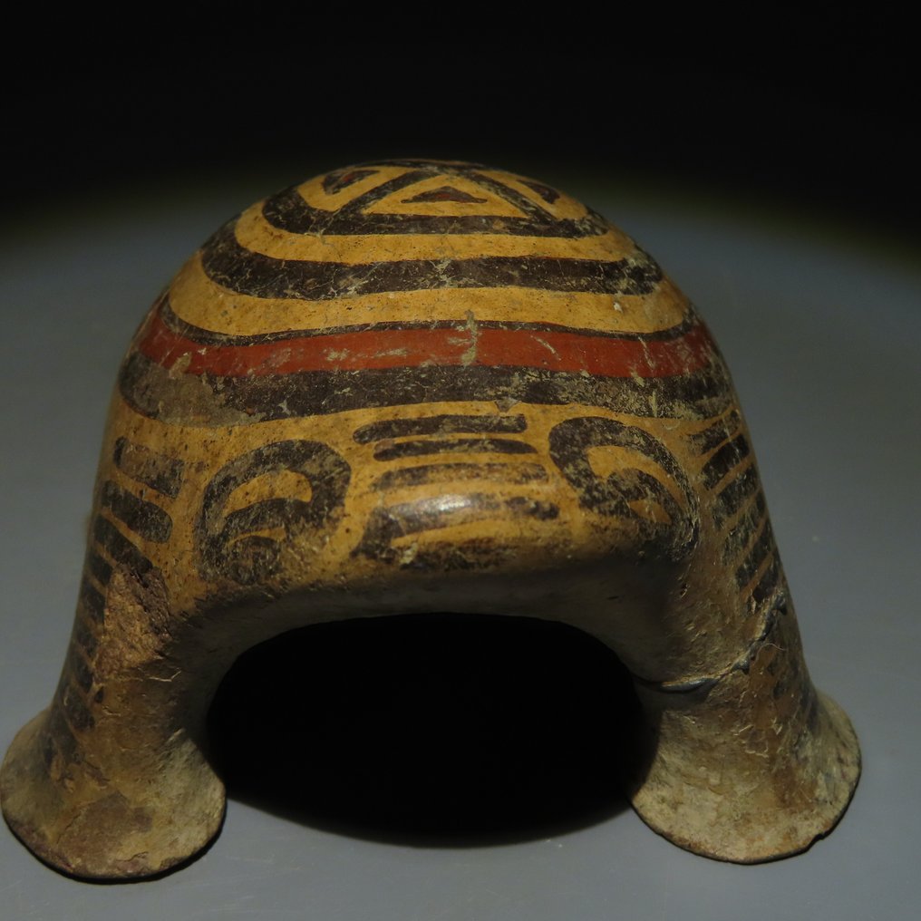 哥斯大黎加 Terracotta 青蛙或蟾蜍。西元 500 - 1550 年。 5.5 公分。 H. 擁有西班牙進口許可證。 #1.2