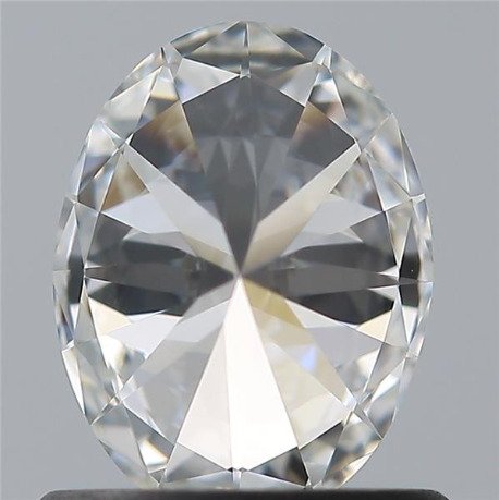 1 pcs Diamant  (Naturelle)  - 0.90 ct - Oval - G - IF - Gemological Institute of America (GIA) #1.2