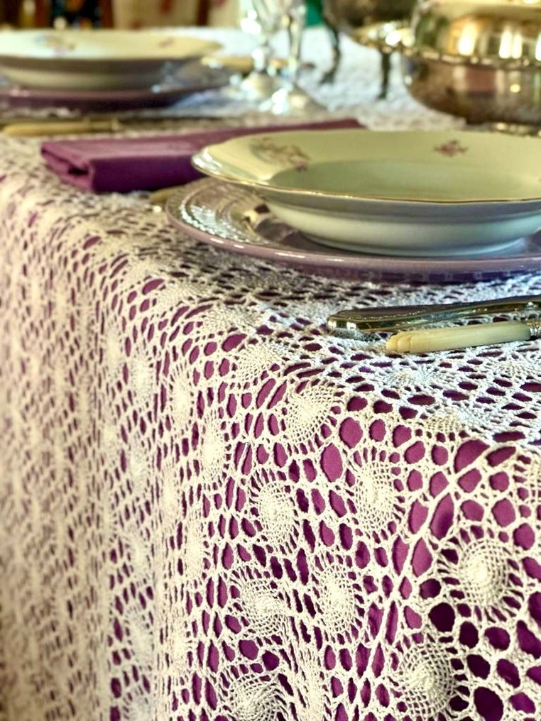 Lace tablecloth for large tables - Tablecloth  - 260 cm - 240 cm #2.1