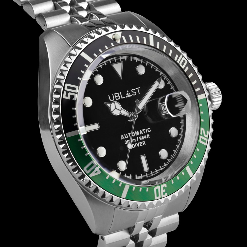 Ublast - Diver 30 ATM - UB3D4411BGN - Jubilee Straps - 男士 - 2025 #3.2