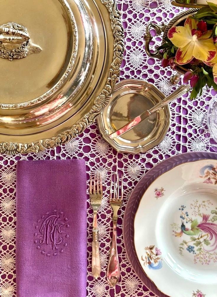 Lace tablecloth for large tables - Tablecloth  - 260 cm - 240 cm #1.0