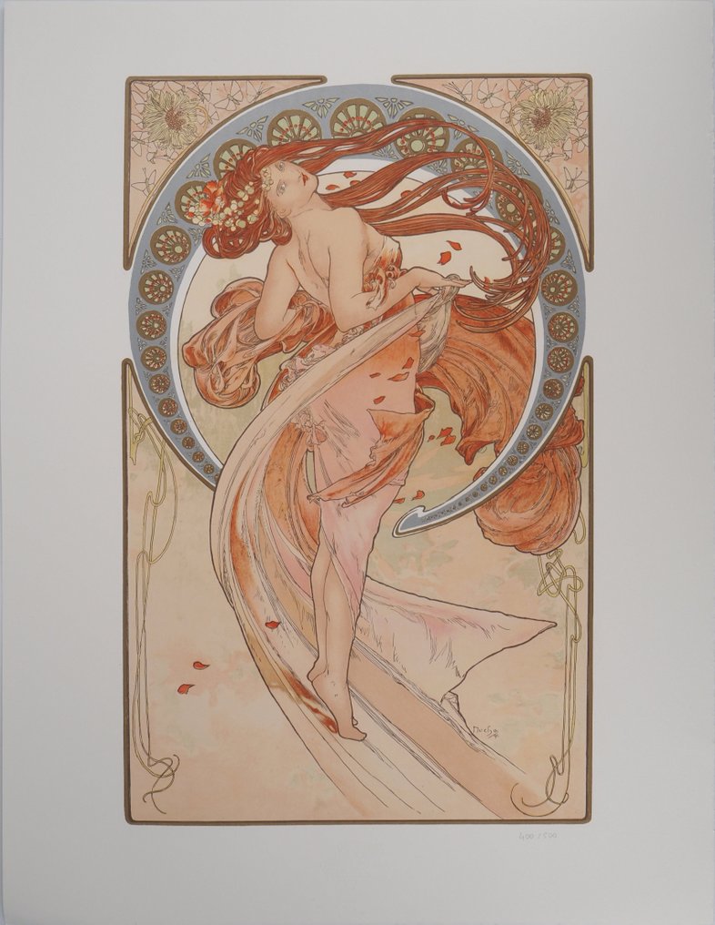 Alphonse Mucha (1860-1939) - Les Arts : La Danse #1.0