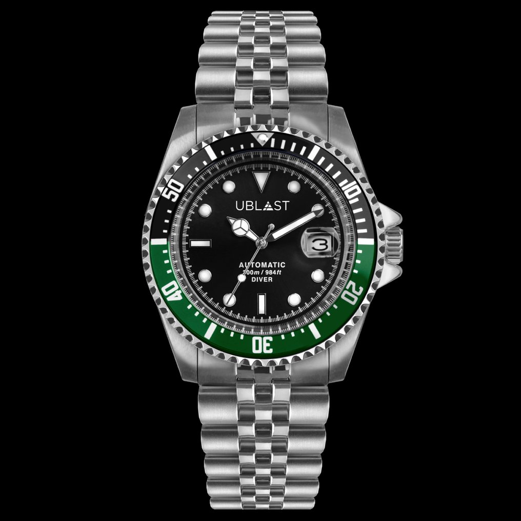 Ublast - Diver 30 ATM - UB3D4411BGN - Jubilee Straps - 男士 - 2025 #1.0