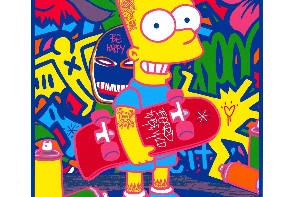 Speedy Graphito (1961) - Bart Simpson et son Skateboard #1.3