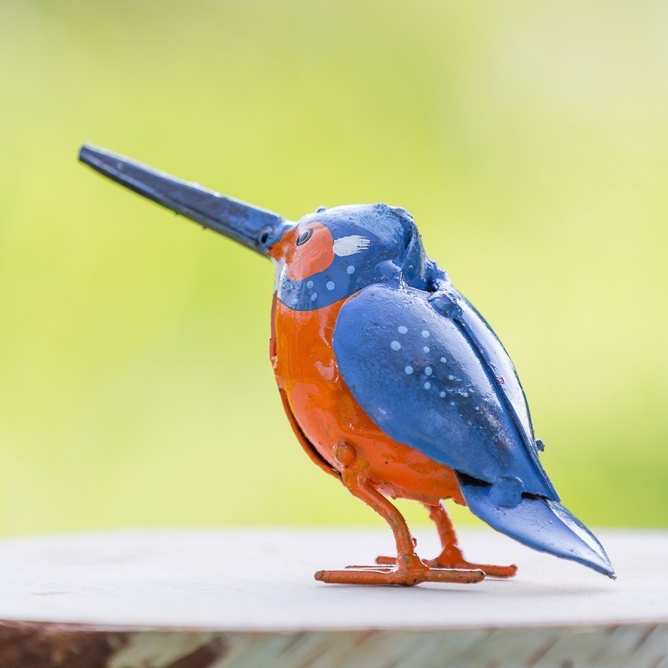 Figure - Drie ijsvogels  (3) - metal #1.0