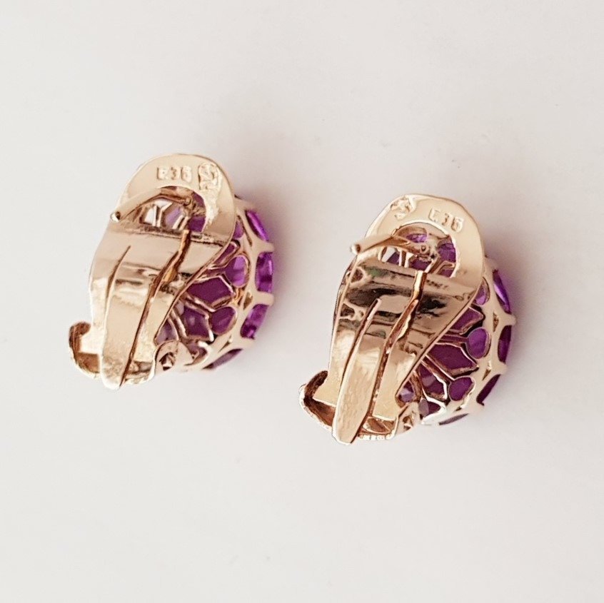 Boucles d'oreilles - 14 carats Or jaune #4.3