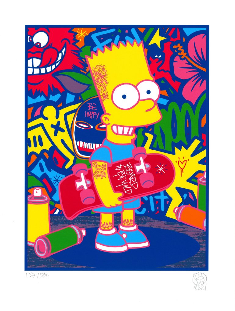 Speedy Graphito (1961) - Bart Simpson et son Skateboard #1.1