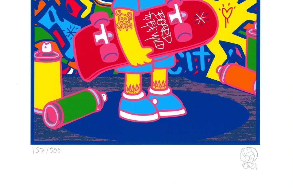 Speedy Graphito (1961) - Bart Simpson et son Skateboard #3.2