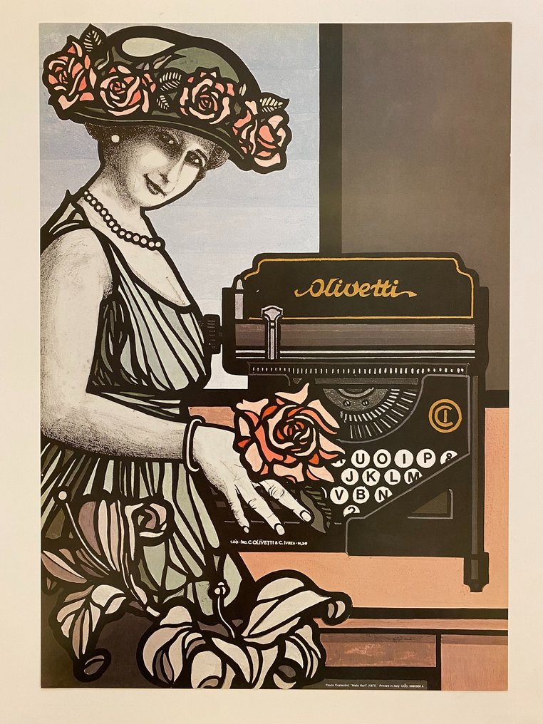 Flavio Costantini - Mata Hari OLIVETTI - Anni ‘80 #1.0